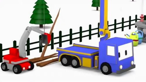 汽车宝宝们的绿色食品园 扁豆种植记